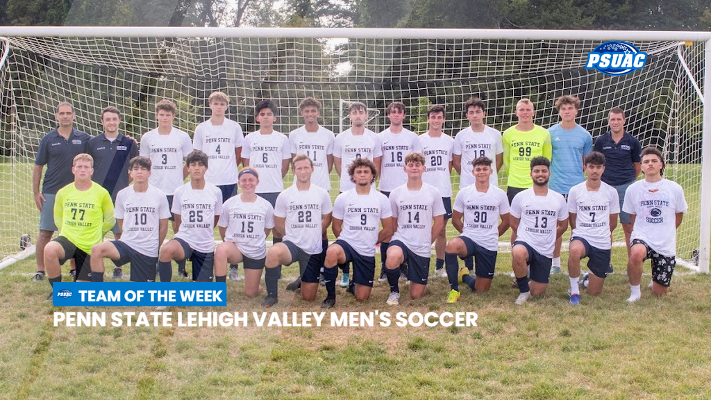 Penn State Lehigh Valley's men's soccer team.