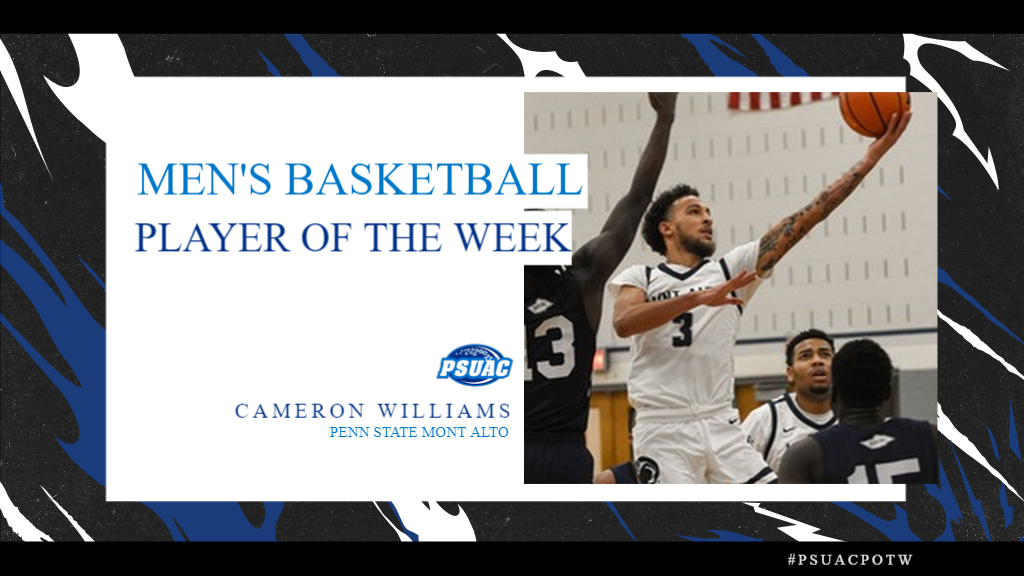 Penn State Mont Alto's Cameron Williams.