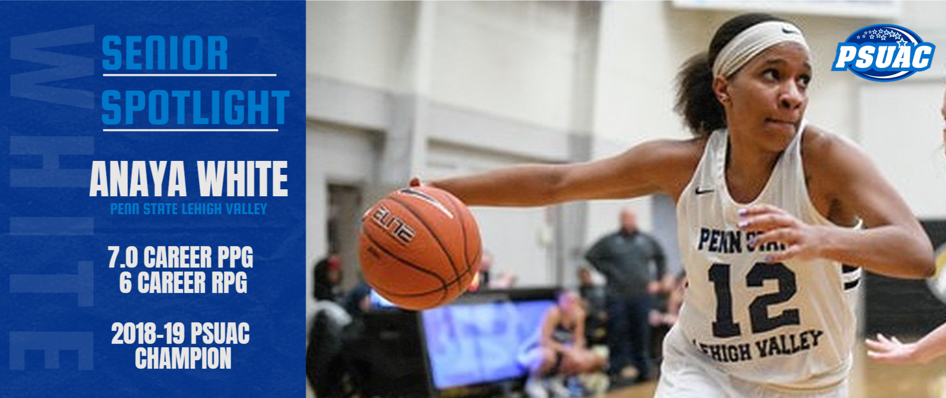 Penn State Lehigh Valley's Anaya White.