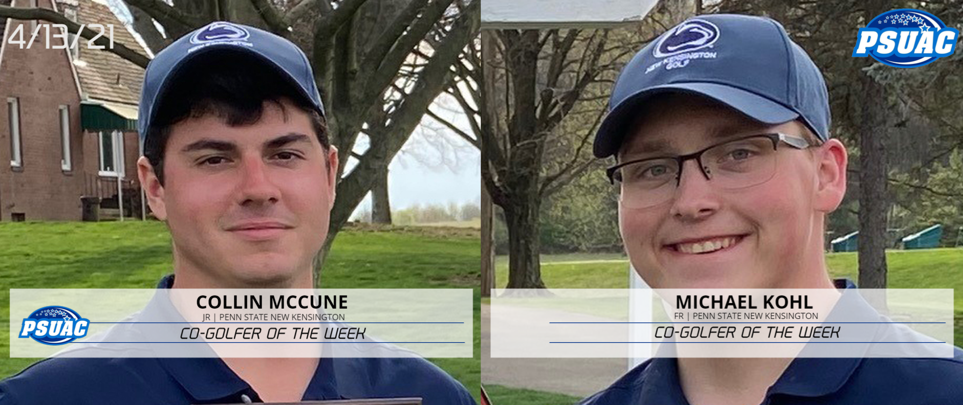 Penn State New Kensington's Collin McCune and Michael Kohl.