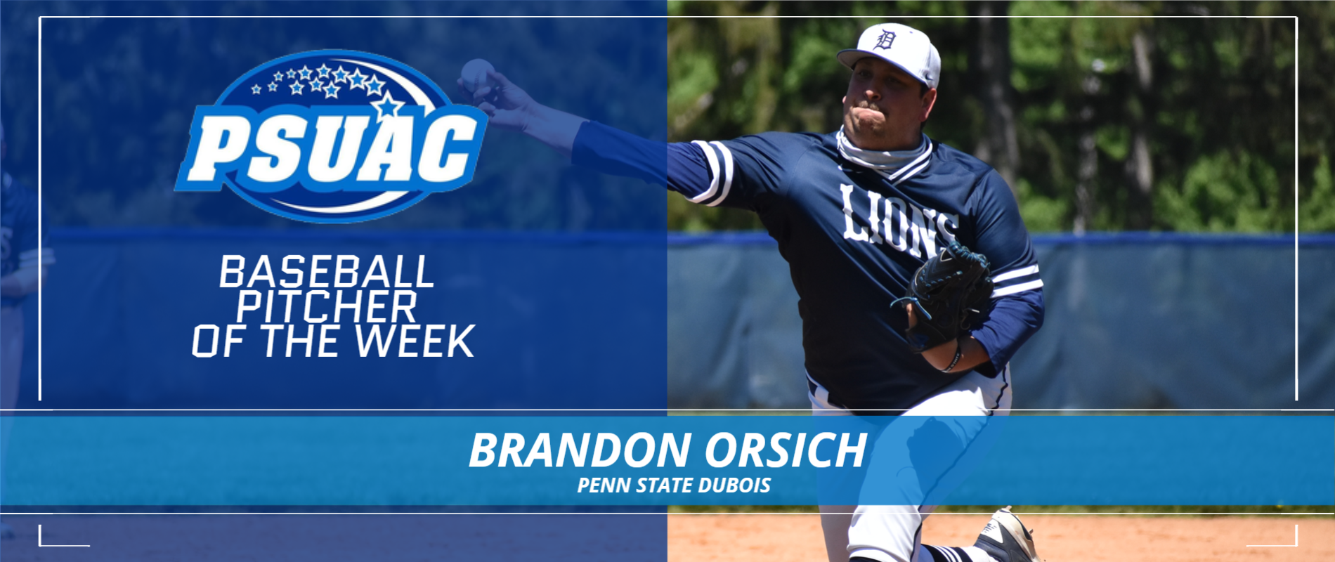 Penn State DuBois' Brandon Orsich.