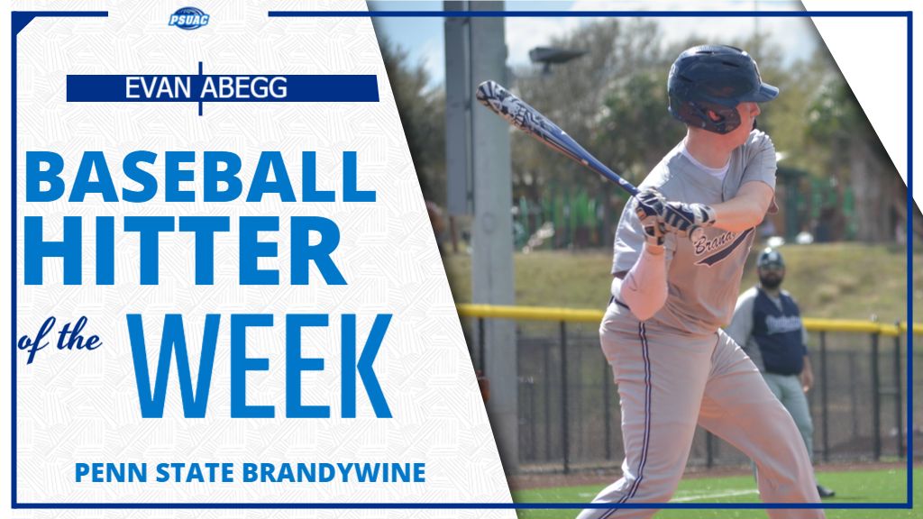 Penn State Brandywine's Evan Abegg.