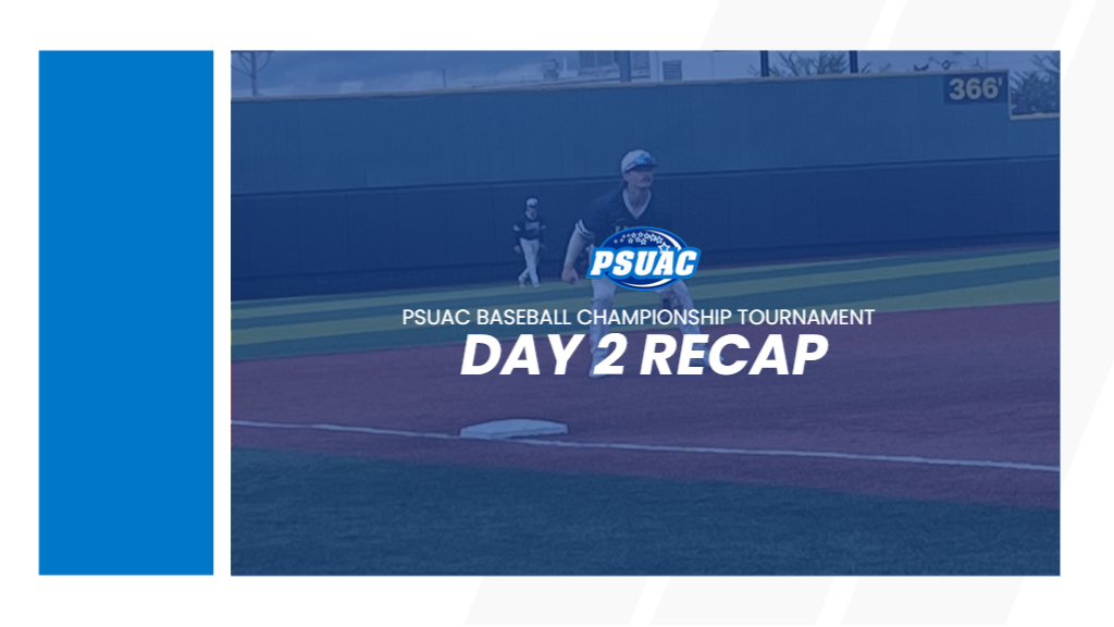 PSUAC Baseball Championship Tournament recap graphic.