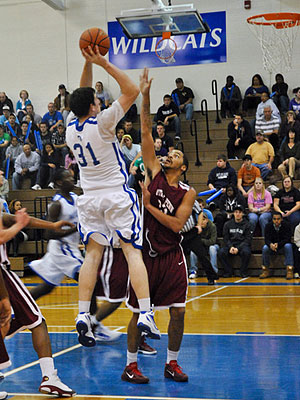 Penn College Men's Basketball Team Falls to Alfred University