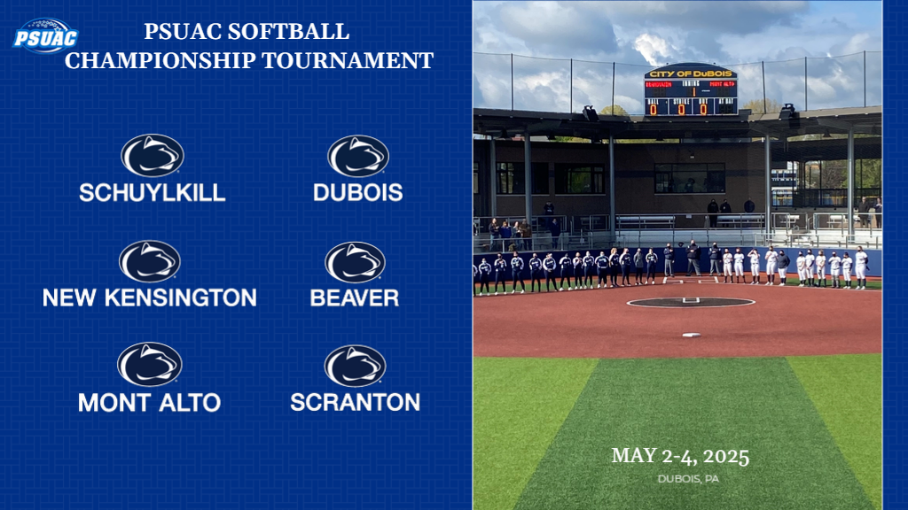 2025 PSUAC Softball Championship graphic.