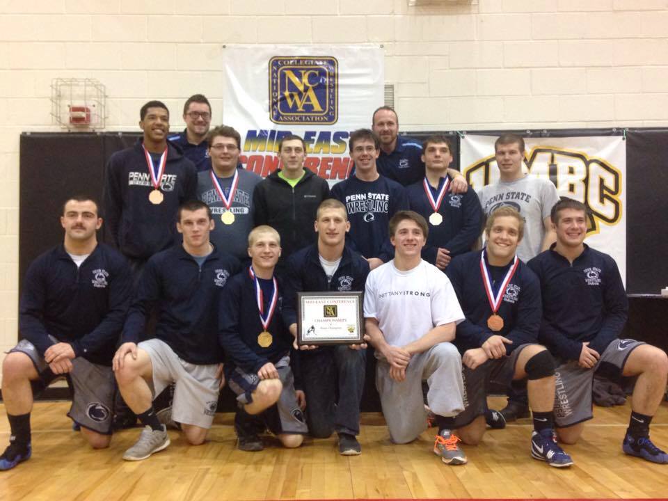 Penn State DuBois Wrestlers Claim NCWA Mid-East Title