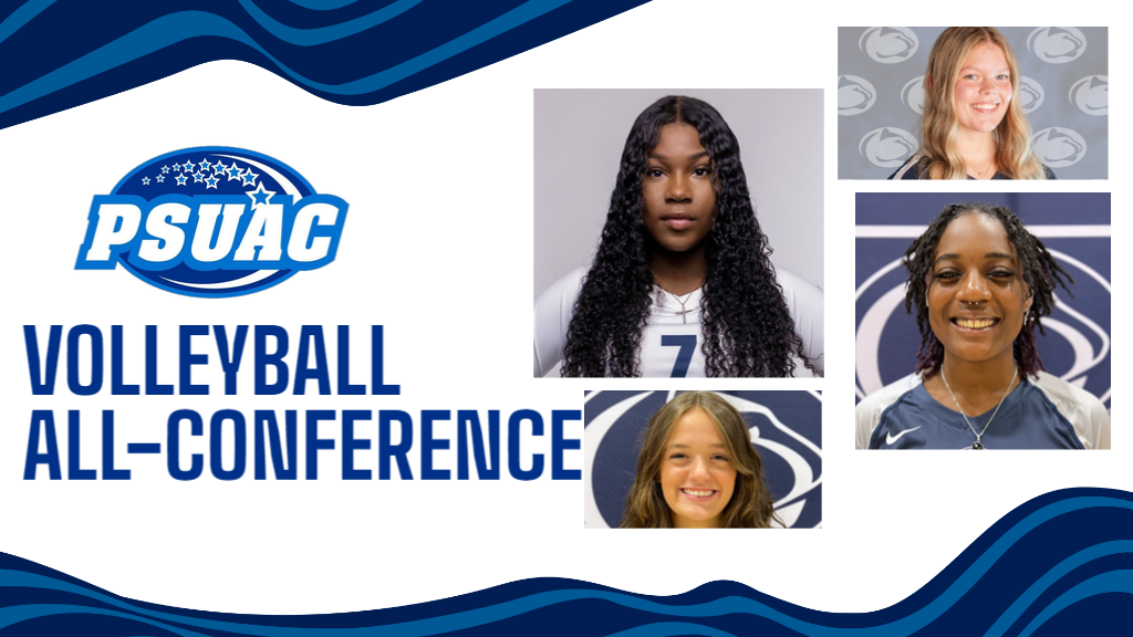 The PSUAC announced its 2024 Volleyball All-Conference team on Friday. Pictured, starting from top right and working clockwise, are Penn State Schuylkill's Ryliegh Sinko, Penn State Hazleton's Sydney Mack, Penn State Hazleton's Nora Jones and Penn State Shenango's Cyra Cross.